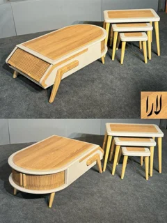 ست کامل جلو مبلی و عسلی مدل لارا